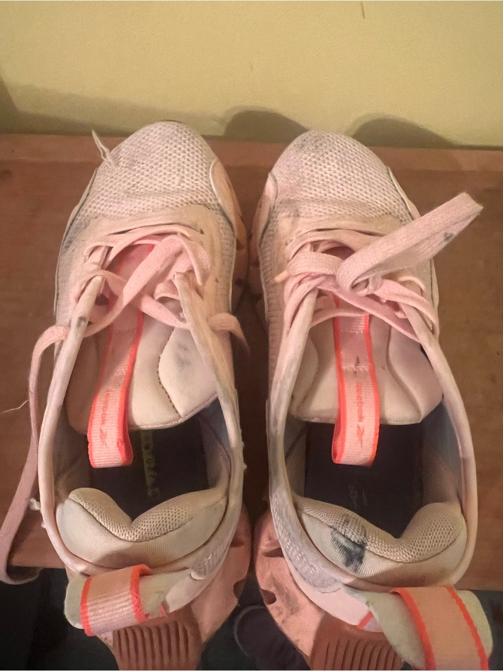 Reebok Women's Pale Pink Athletic Sneakers